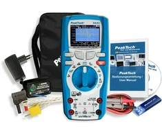 Grafinis multimetras su spalvotu LCD PeakTech 3440