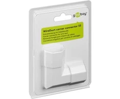 Goobay COVER juostos kampas 33mm Baltas