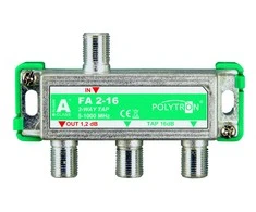 Polytron čiaupas 2 krypčių 16dB 5-1000 FA 2-16