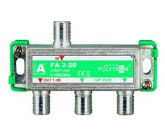 Polytron čiaupas 2 krypčių 20dB 5-1000 FA 2-20
