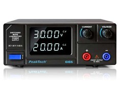 Peaktech Laboratorinis perjungimo maitinimo šaltinis DC 1-30V 20A smailė