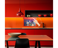 Televizorius Sylvox Kontech Po staline virtuvinė TV Sylvox 15.6" Smart Raudona