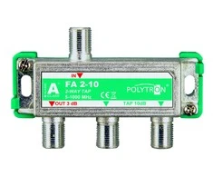 Polytron čiaupas 2 krypčių 10dB 5-1000 FA 2-10