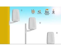 Antena dookólna Poynting Â· Anteny Â· 5G/LTE Â· Maszt/Ściana Â· A-EPNT-0004-V1-17 Â· balta Â· SMA (F)