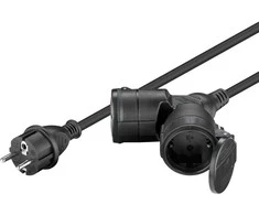 Goobay elektros ilgintuvas 2x lizdas 5m