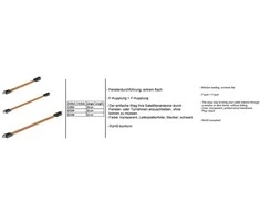 Lango adapteris F Ultra Slim Goobay 50cm
