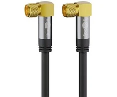 Wentronic FF SAT antenos jungtis Juodas Angle Goobay 3m