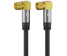 Wentronic FF SAT antenos jungtis Juodas Angle Goobay 2m