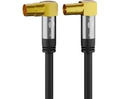 Goobay antenos kabelis 2m sidabrinis (70461)