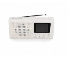 Radio DAB+/DAB/FM/BT OPTICUM Raudonas TON5 - balta