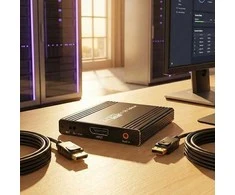 DisplayPort 1x2 4K skirstytuvas Spacetronik