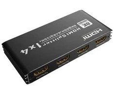 Spacetronik HDMI skirstytuvas 1x4 8K 4K 120Hz su HDR Dolby EDID