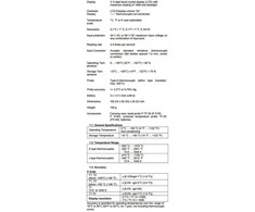 Skaitmeninis Miernik Temperatury 2-kanały PeakTech 5140