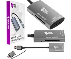 Skaitytuvas kart SPU-CR05 USB-C USB-A Spacetronik