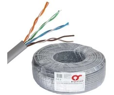 Susukta pora DIGITSAT UTP Cat.6 CU PVC 100m, pilka, vidaus patalpoms