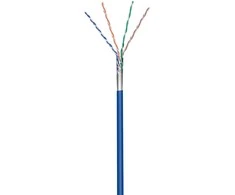 Goobay 93265 CAT 5e tinklo kabelis, F/UTP, 100 m, mėlynas