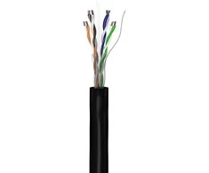 Goobay tinklo kabelis | CAT 6 U/UTP | AWG 23/1 | Kabelio ilgis: 100 m | Juodas