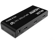Spacetronik 1x2 SPH-RS102_V20 4K 60 Hz HDR HDMI skirstytuvas