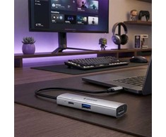Spacetronik SPU-M23 2in1 USB-C 3.1 daugiafunkcis adapteris 5Gbps HDMI 4K60Hz