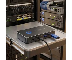Spacetronik SPU-KVM03 KVM komutatorius 2/4 išėjimų USB 3.2 gen2 10Gbps
