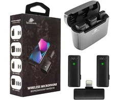 Spacetronik 2x belaidis mikrofonas iPhone Lightning I WM12L