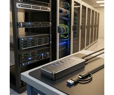 Spacetronik SPU-M19 Šakotuvas Hub 7in1 USB gen3.2 10 Gbps