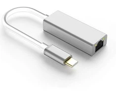 Spacetronik Adapteris USB-C na gniazdo RJ45 SPU-A04 sidabrinė