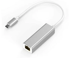 Spacetronik Adapteris USB-C na gniazdo RJ45 SPU-A04 sidabrinė