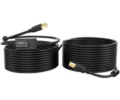 Spacetronik Aktyvus USB 2.0 A-B kabelis spausdintuvui 20 m