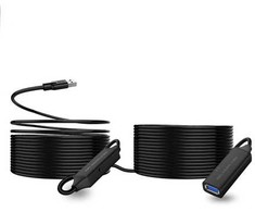 Spacetronik Aktyvus USB 3.0 prailginimo laidas su stiprintuvu, 15 m