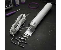 Spacetronik Daugiakryptė antena 2x 9dBi 4G LTE OMNI SMA balta