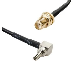 Spacetronik Antenos jungtis, SMA lizdas TS9 10cm