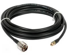 Spacetronik Antenos laidas, N kištukas, SMA kištukas LMR240, 5 m