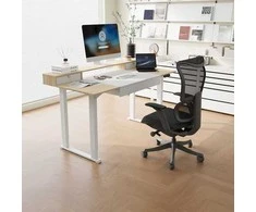 Spacetronik Elektrinis stalas SPE-F121 baltas, šviesaus medžio
