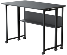 Spacetronik Sulankstomas mobilus staliukas, stalviršis 120x58 cm, juodas