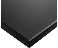 Spacetronik Blat biurka universalus 100x60x1.8 cm Juodas P SPT