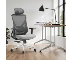 Spacetronik Ergonomiška ELSA juoda besisukanti biuro kėdė