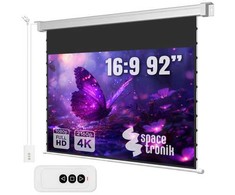 Spacetronik Elektrinis projekcinis ekranas įtempiamas ALR SST 92" 16:9