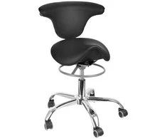 Spacetronik Ergonomiška reguliuojamo aukščio taburetė SELLA 2, juoda