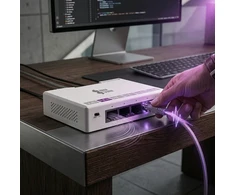Spacetronik Ethernet PoE prailgintuvas 4x SP-EPOEF42
