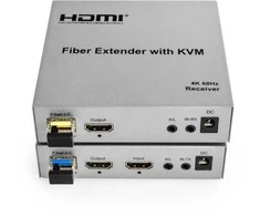 Spacetronik HDMI į optinio pluošto keitiklis SPH-FO11 KVM 4K 60Hz