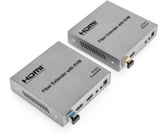 Spacetronik HDMI į optinio pluošto keitiklis SPH-FO11 KVM 4K 60Hz