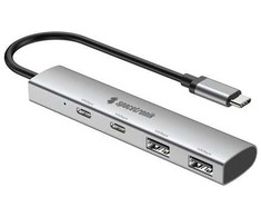 Spacetronik SPU-M20 Adapterio centras USB-C 3.2 gen2 4 4-IN-1 10Gbps