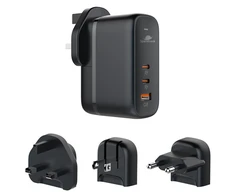 Spacetronik Įkroviklis GaN 65W 2x PD 2x USB-C USB QC EU JK JAV