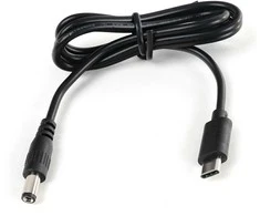 Spacetronik Kabelis adapter zasilania USB-C na DC 2.1/5.5 100cm