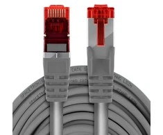 Spacetronik Kabelis RJ45 CAT 6 S/FTP AWG27 LSZH pilka 30m