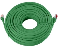 Spacetronik Kabelis RJ45 CAT 6 S/FTP AWG27 LSZH žalia 25m