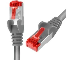 Spacetronik Kabelis RJ45 CAT 6 S/FTP AWG27 LSZH pilka 10m