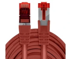 Spacetronik Kabelis RJ45 CAT 6 S / FTP AWG27 LSZH raudonas 20m