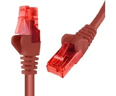 Spacetronik Kabelis RJ45 CAT 6 U/UTP AWG24 raudona 25m